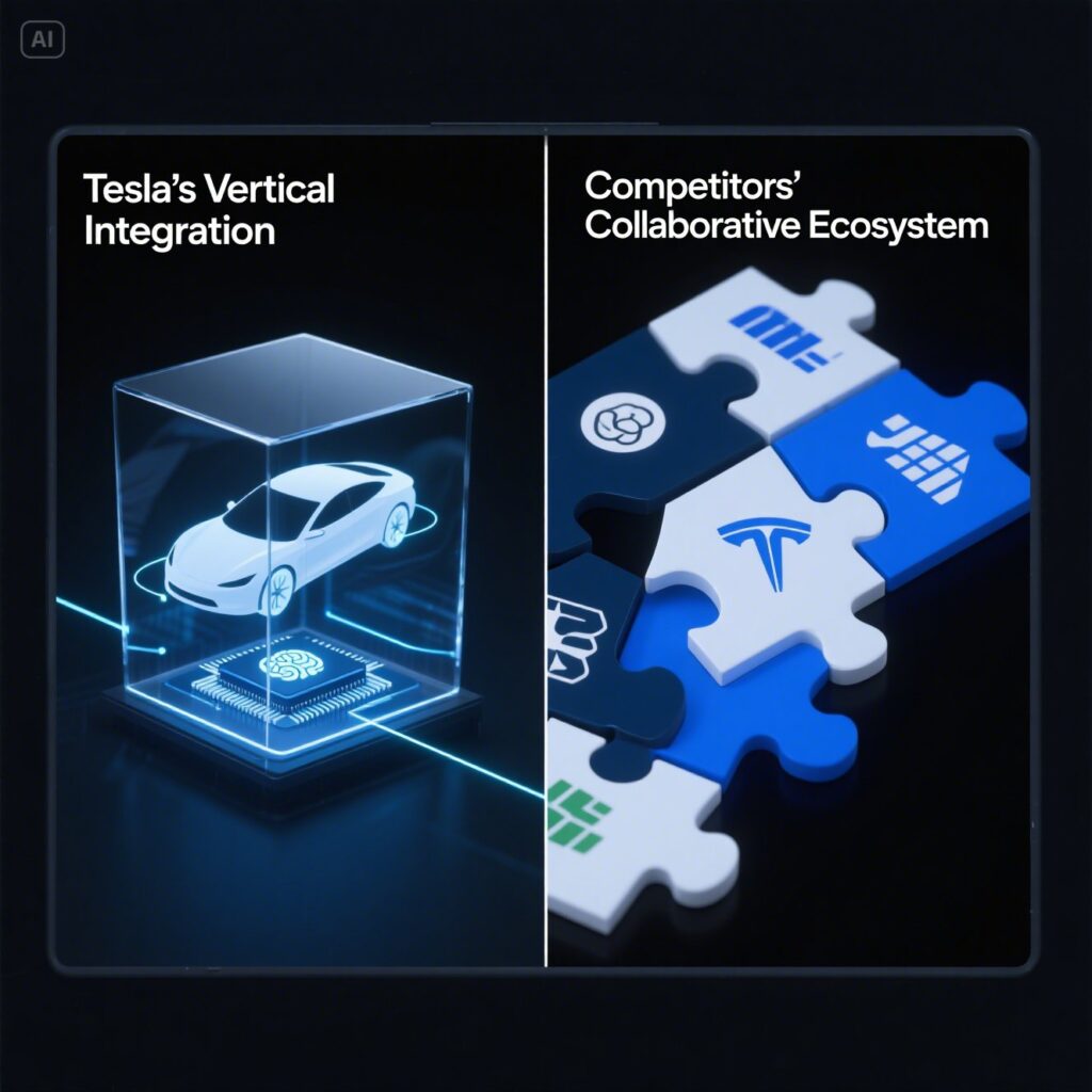 Tesla vs competitors