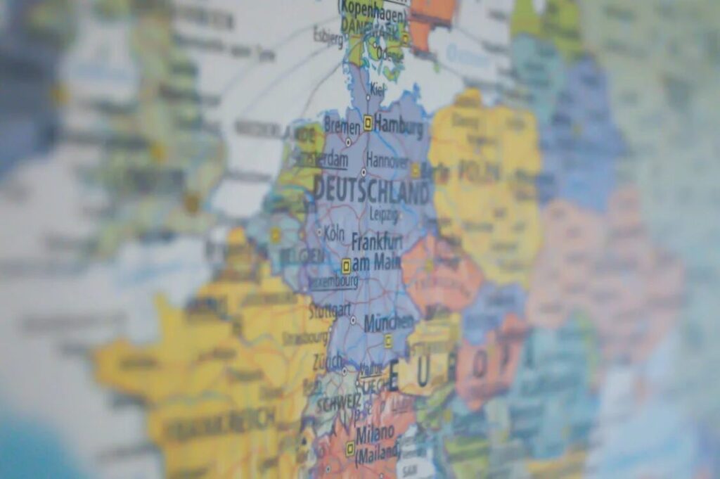 MAP OF EUROPE