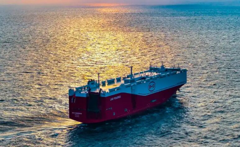 BYD export Vessel