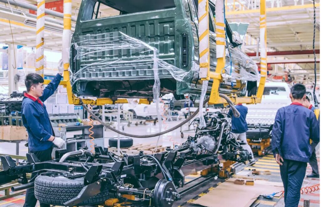 PRODUCTION LINE FOR CAR MAKER